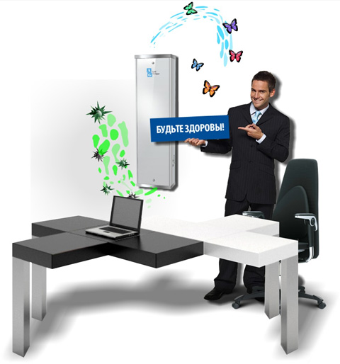 Применение бактерицидных рециркуляторов воздуха в офисах и бизнес-центрах